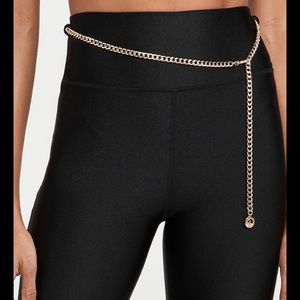 We wore what chain biker shorts